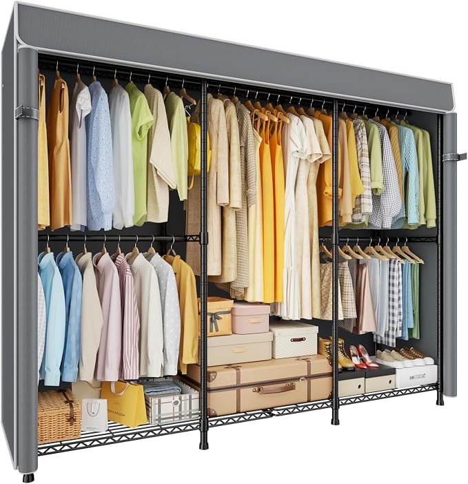Black Rack With Grey Cover