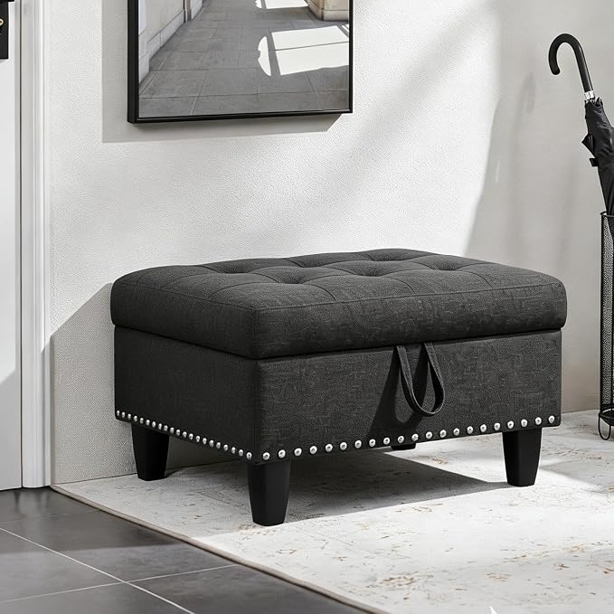 Charcoal Black-linen