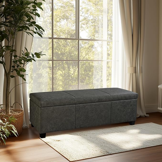Rustic Gray/ Faux Leather