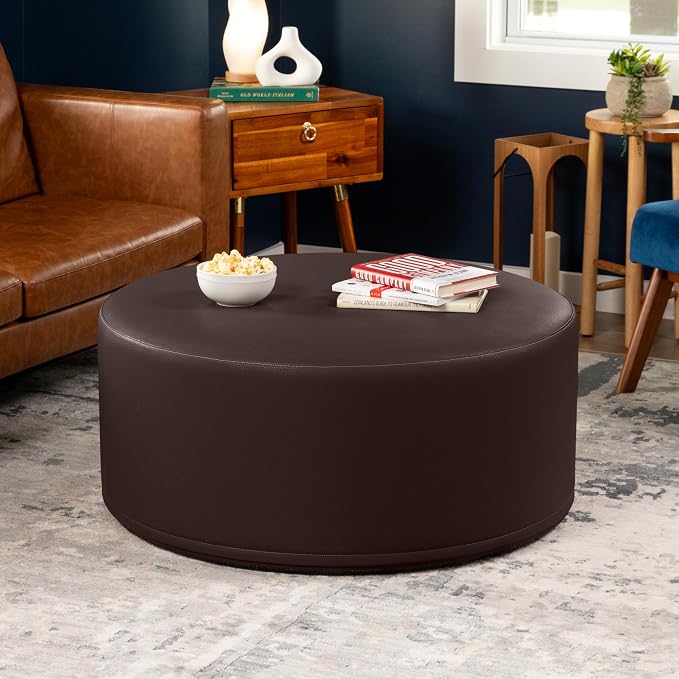 Faux Leather Chocolate