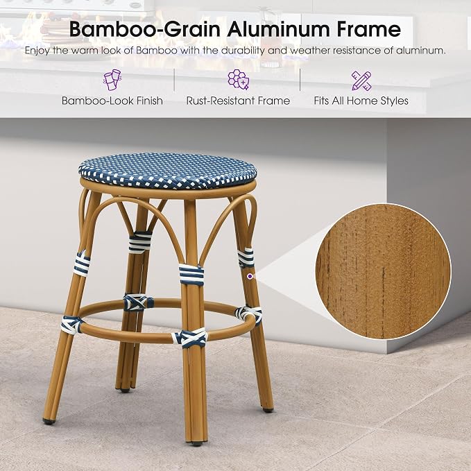 Navy Blue (Bamboo Finish)