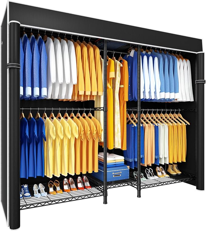 Black Rack With Black Cover