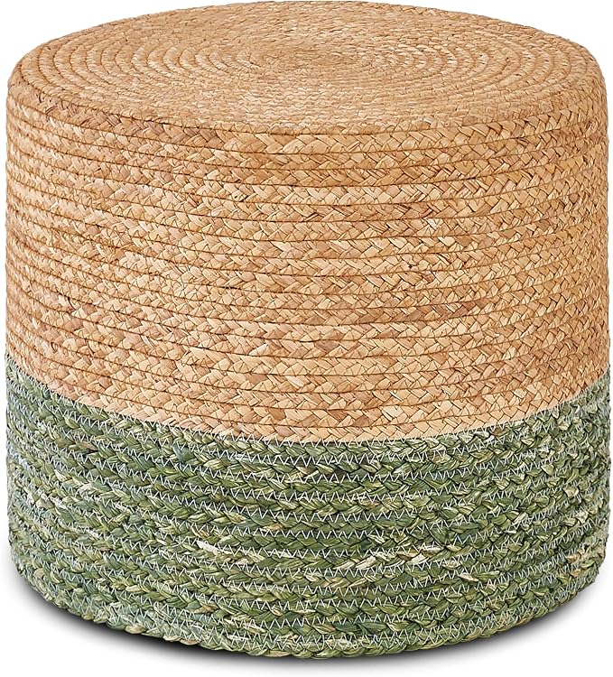 18inch Natural Water Hyacinth + Green Corn Husk