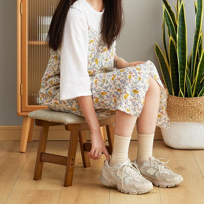Brown Legs - Beige Stool Surface