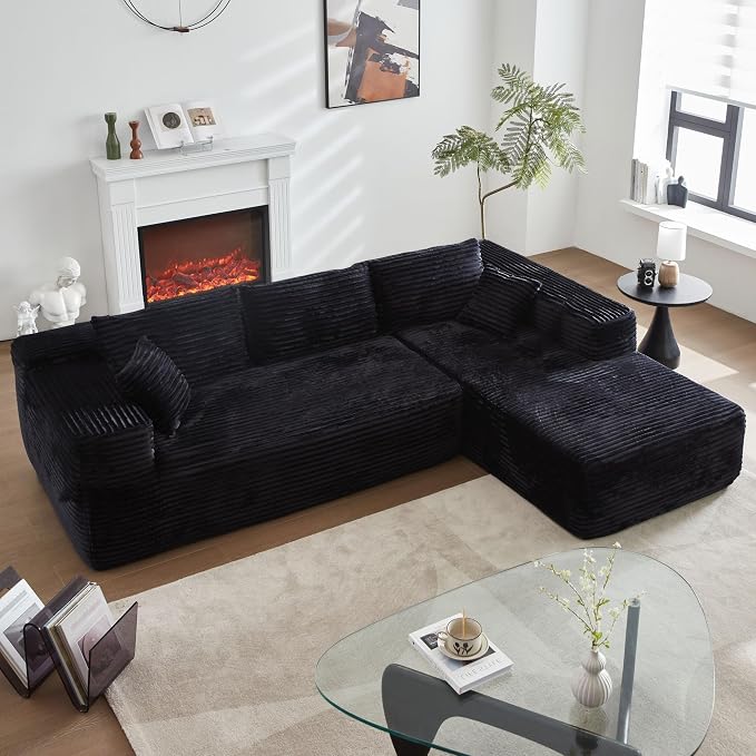 Black,plush Corduroy