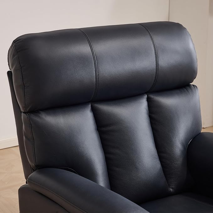 Genuine Leather Blue