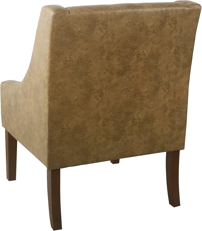 Distressed Brown Faux Leather