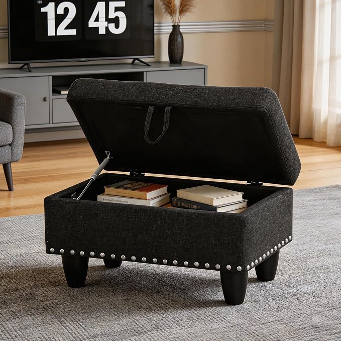 Charcoal Black-linen