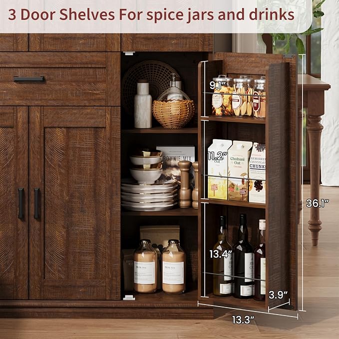 6 Doors-reddish Brown