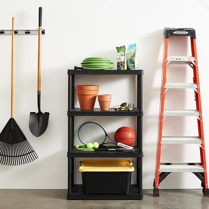 Black - 4 Shelf