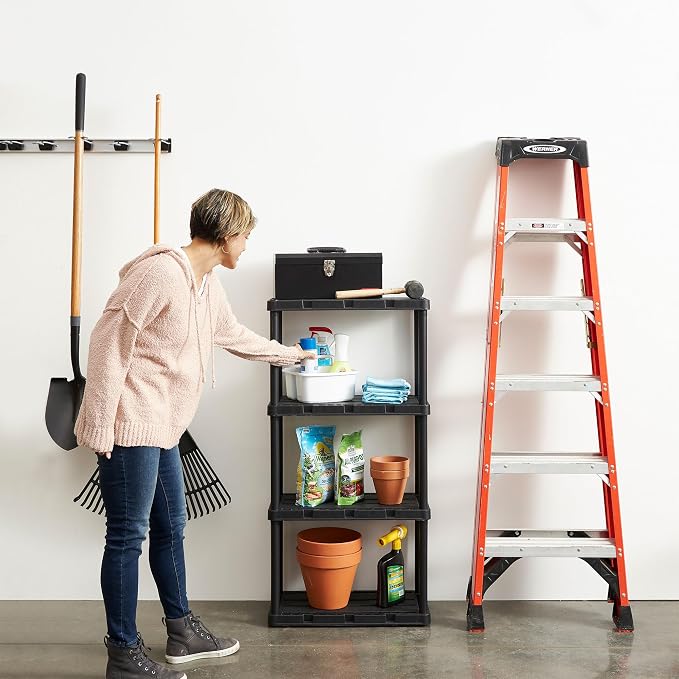 4 Shelf - Black