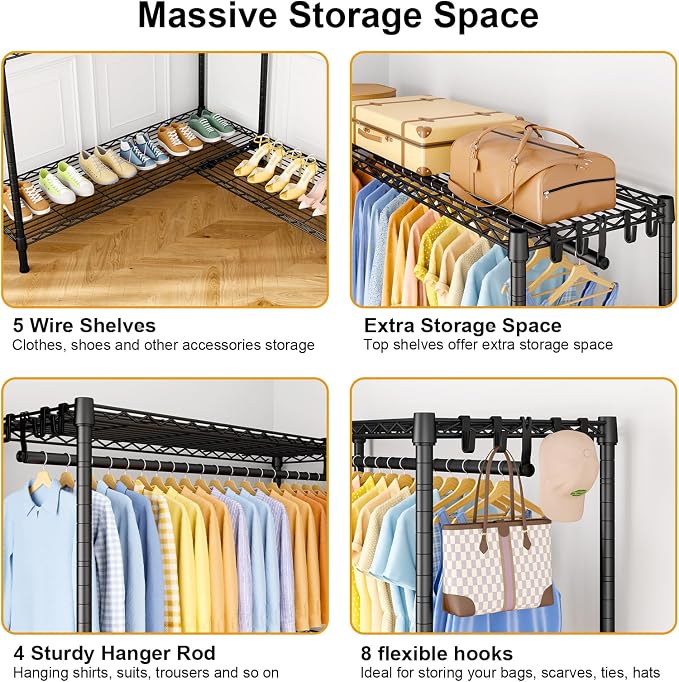 Black Rack with Black Cover