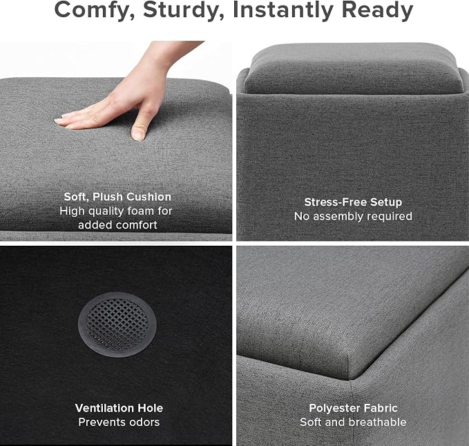 Dark Gray Fabric, Rect.