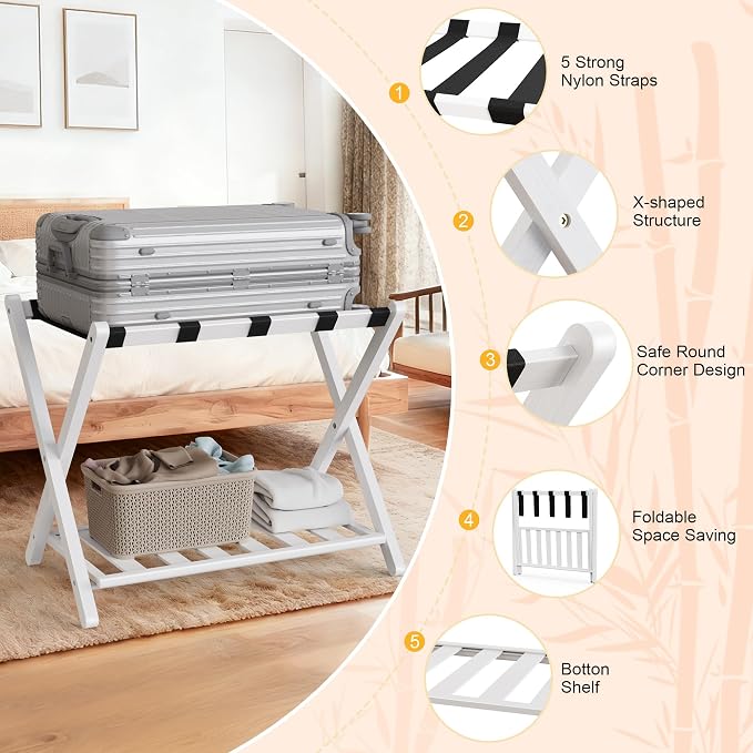 White Bamboo 2 Pcs