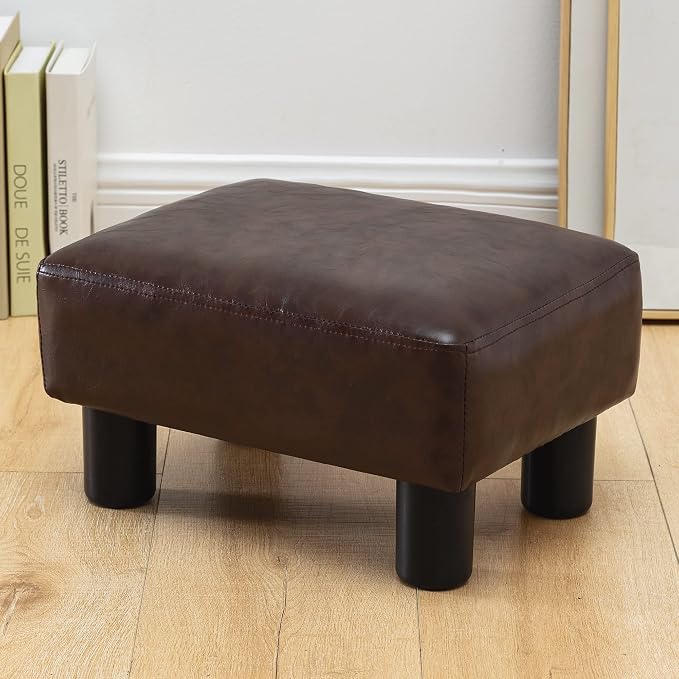 A-brown-faux Leather