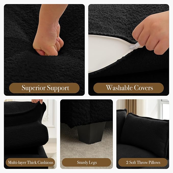 Chenille Black