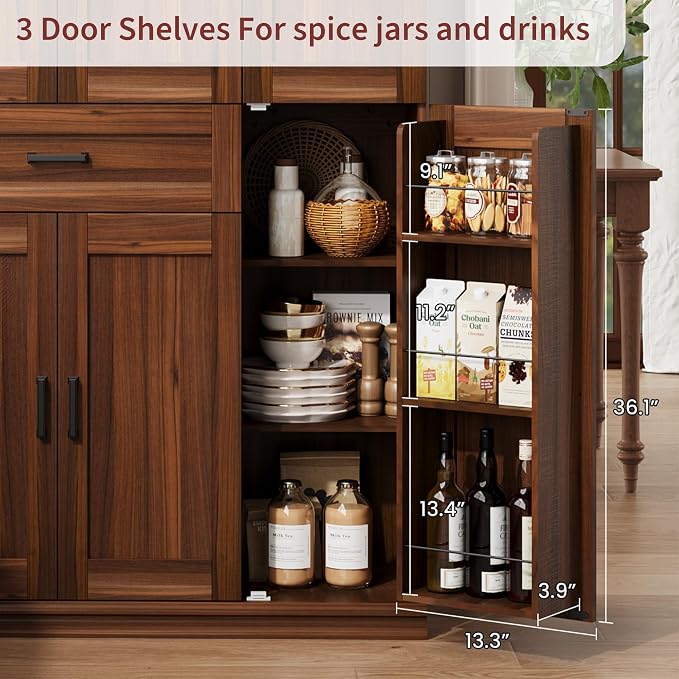 6 Doors-walnut