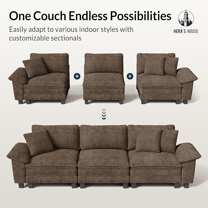Chenille Grayish Brown