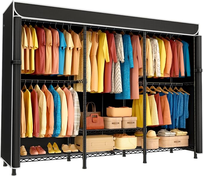 Black Rack With Black Cover