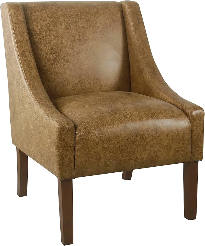 Distressed Brown Faux Leather