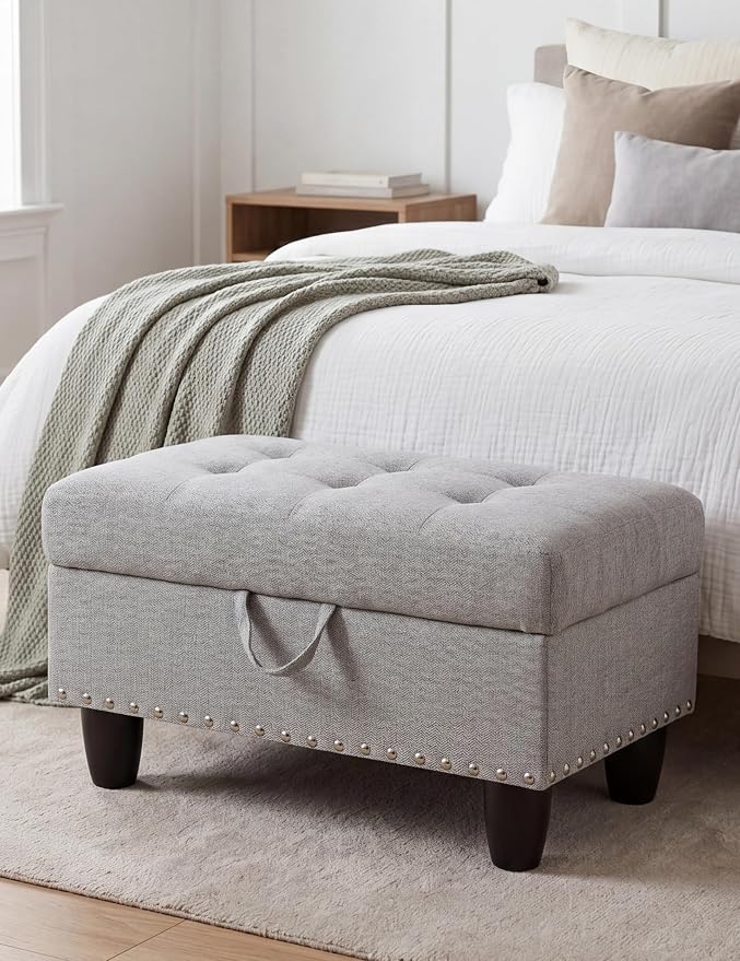 Gray White-linen