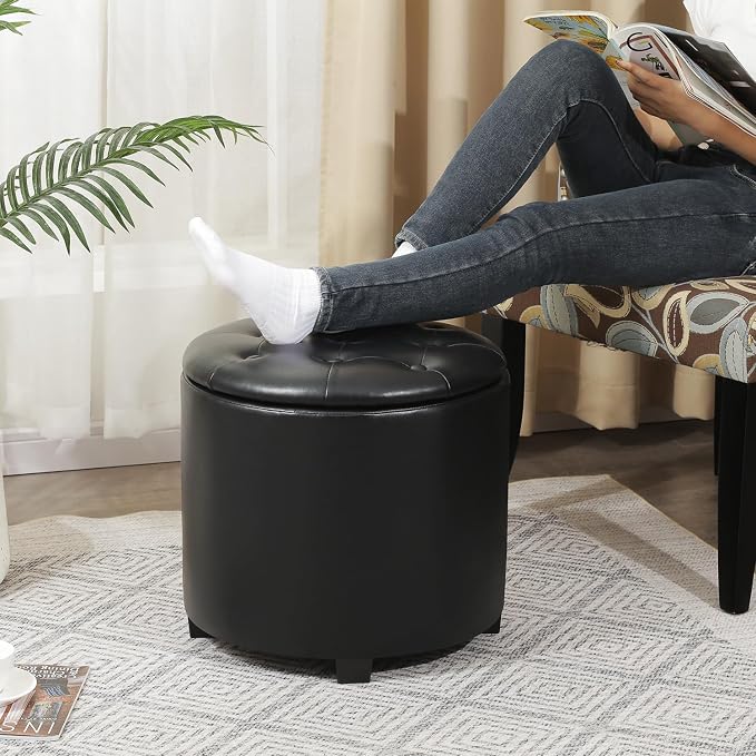 Black Leather With Black Legs