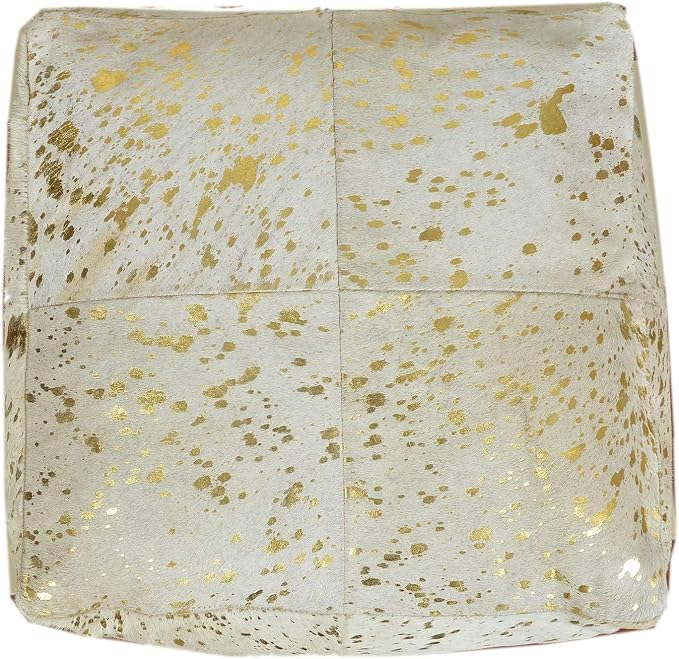 White With Gold Foil