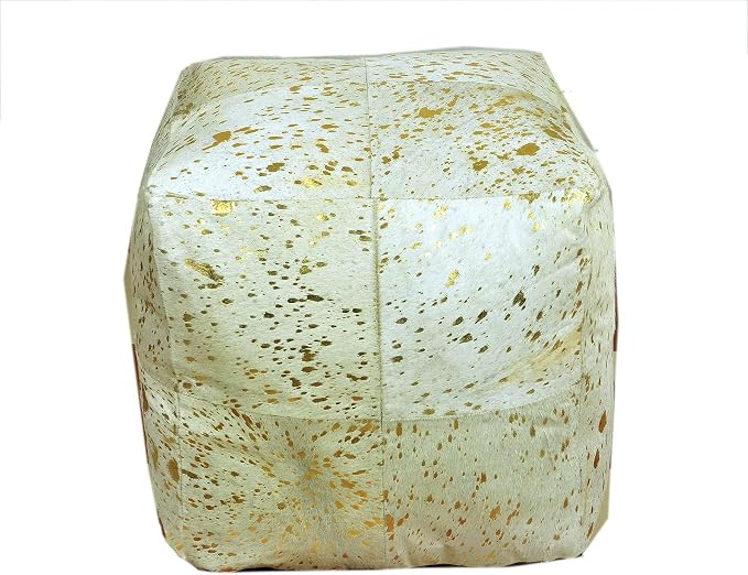 White With Gold Foil