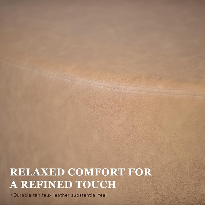 Sand Faux Leather