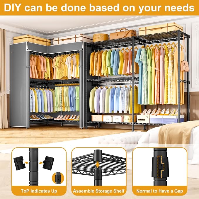 Black Rack with Grey Cover