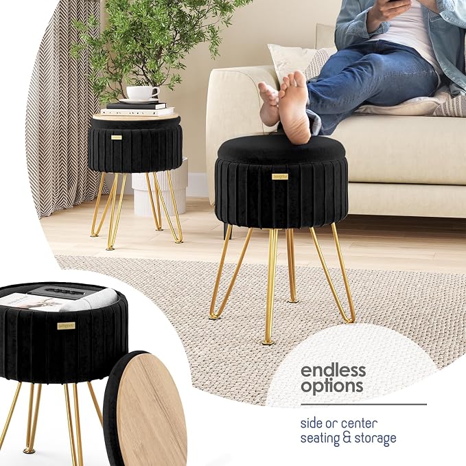Black/Gold Legs