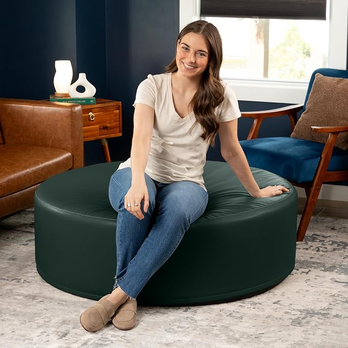 Faux Leather Hunter Green