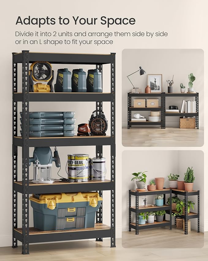 Black + Rustic Brown