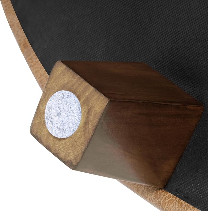 Distressed Brown Faux Leather
