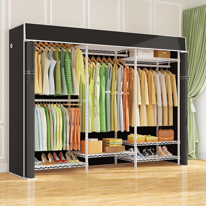 White Rack With Black Cover