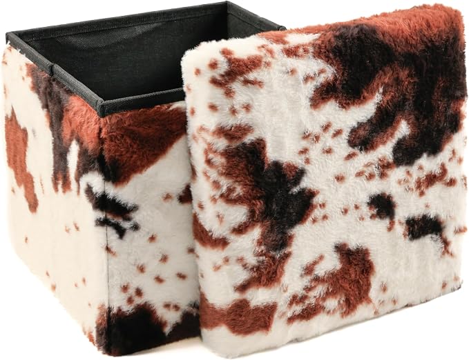 Cowhide Brown/White