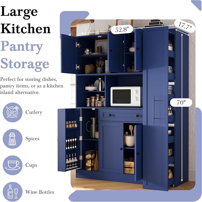 Blue + Mdf + Farmhouse