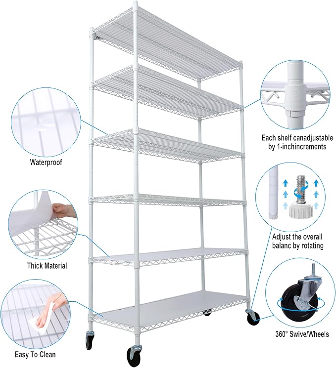 White, 6 Tier-18\