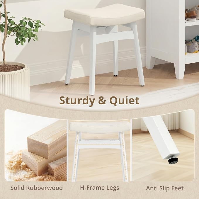 Beige Fabric With White Leg