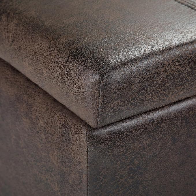 Distressed Brown Leather