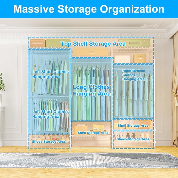 White Rack with Grey Cover