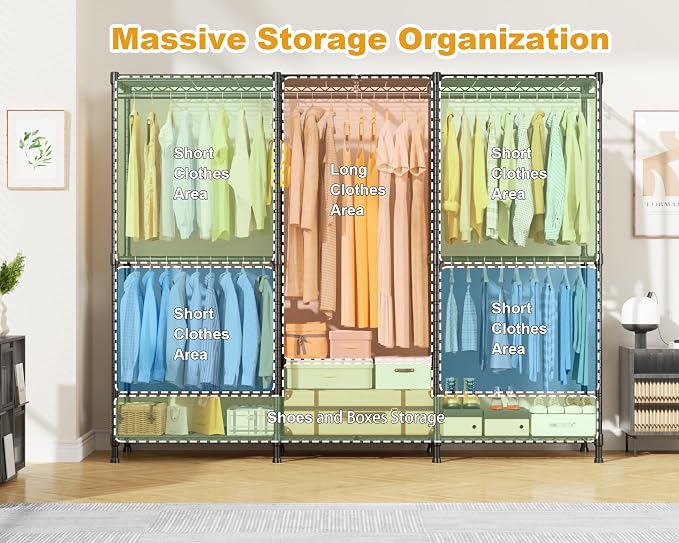 Black Rack with Pattern Cover