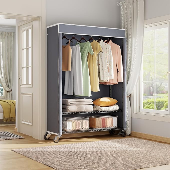 Black Rack with Grey Cover
