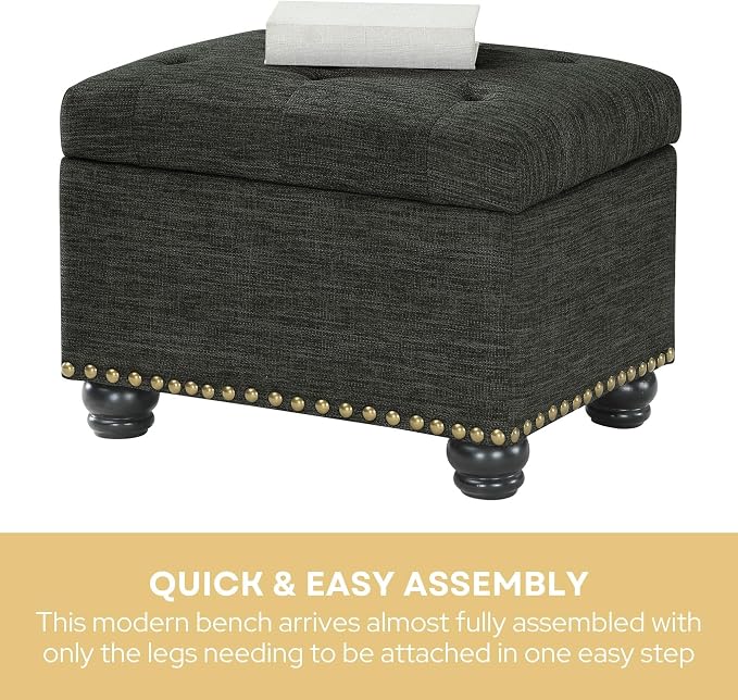 Dark Charcoal Gray Fabric