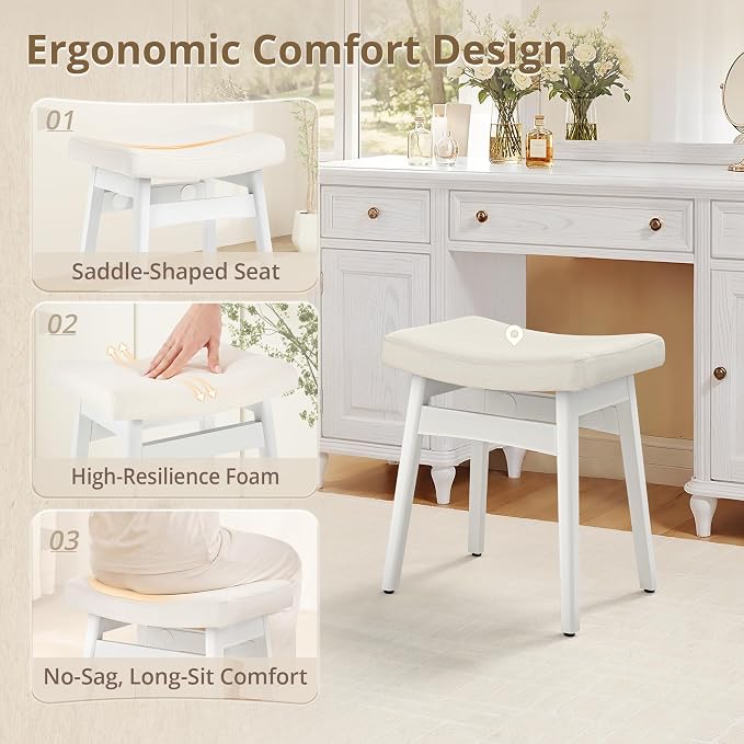 Beige Fabric With White Leg