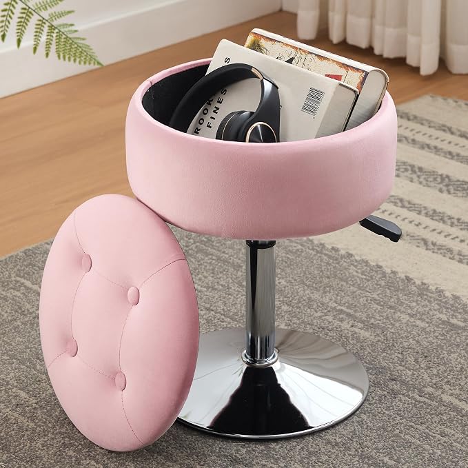 Light Pink With Chrome Base