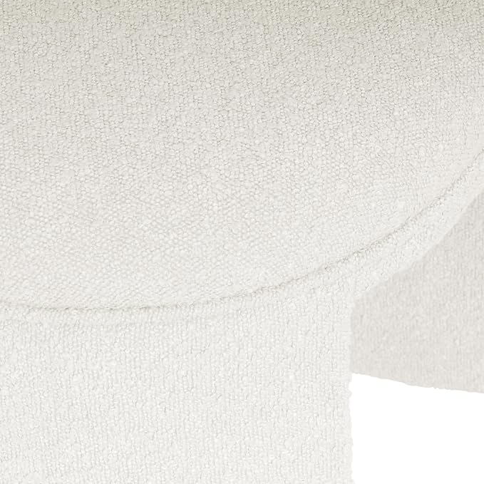 Cream White Boucle