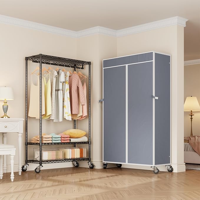 Black Rack with Grey Cover