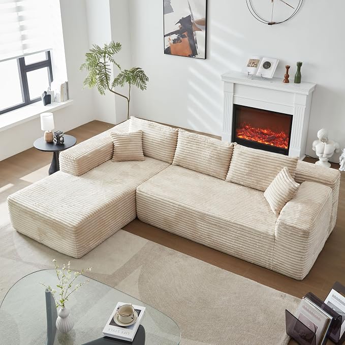 Beige,plush Corduroy
