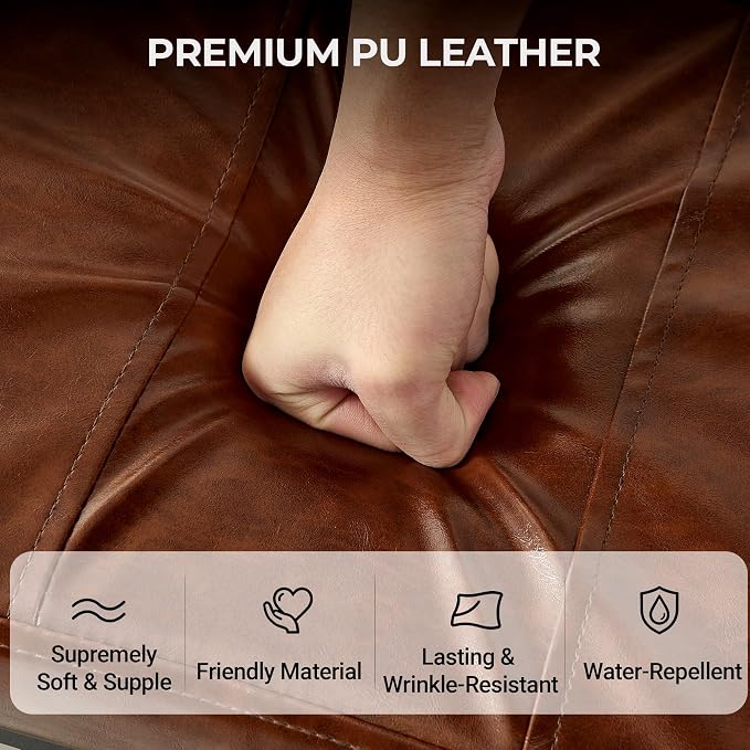 Brown Synthetic Leather